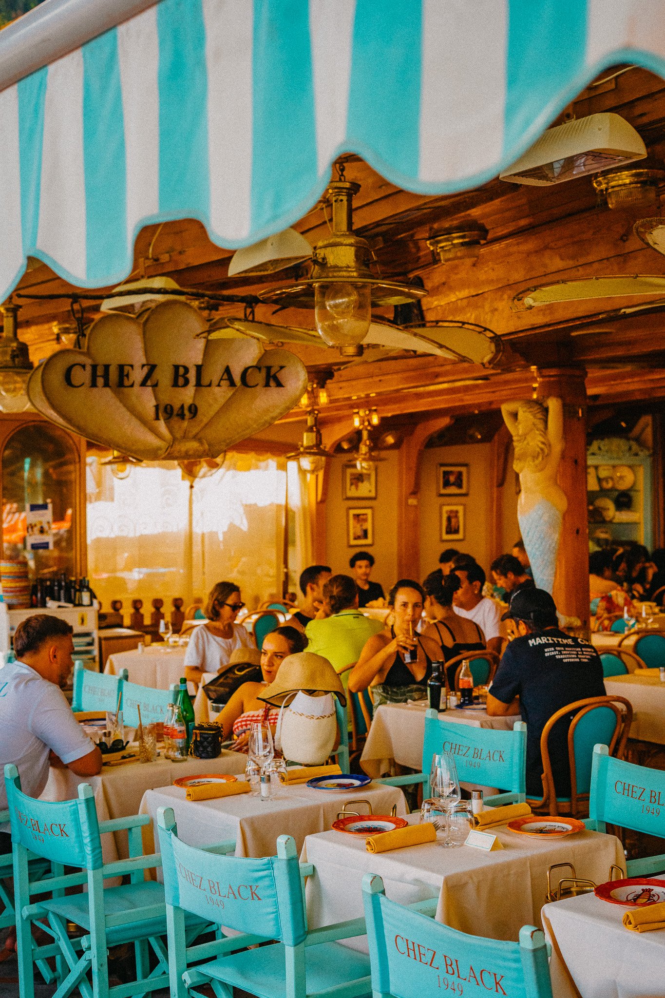 Restaurace Chez Black v Positanu